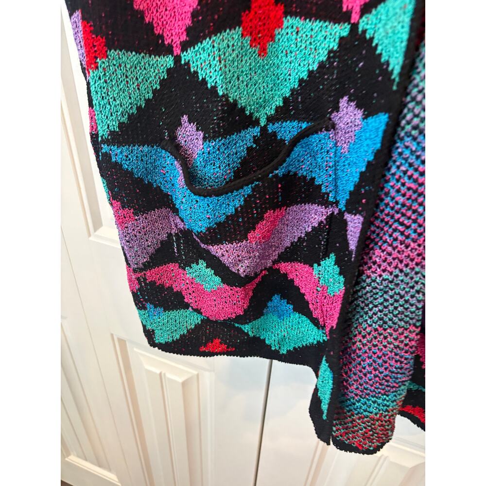 French Rags Multi‎ Color Cardigan Size 3 - Picture 5 of 8